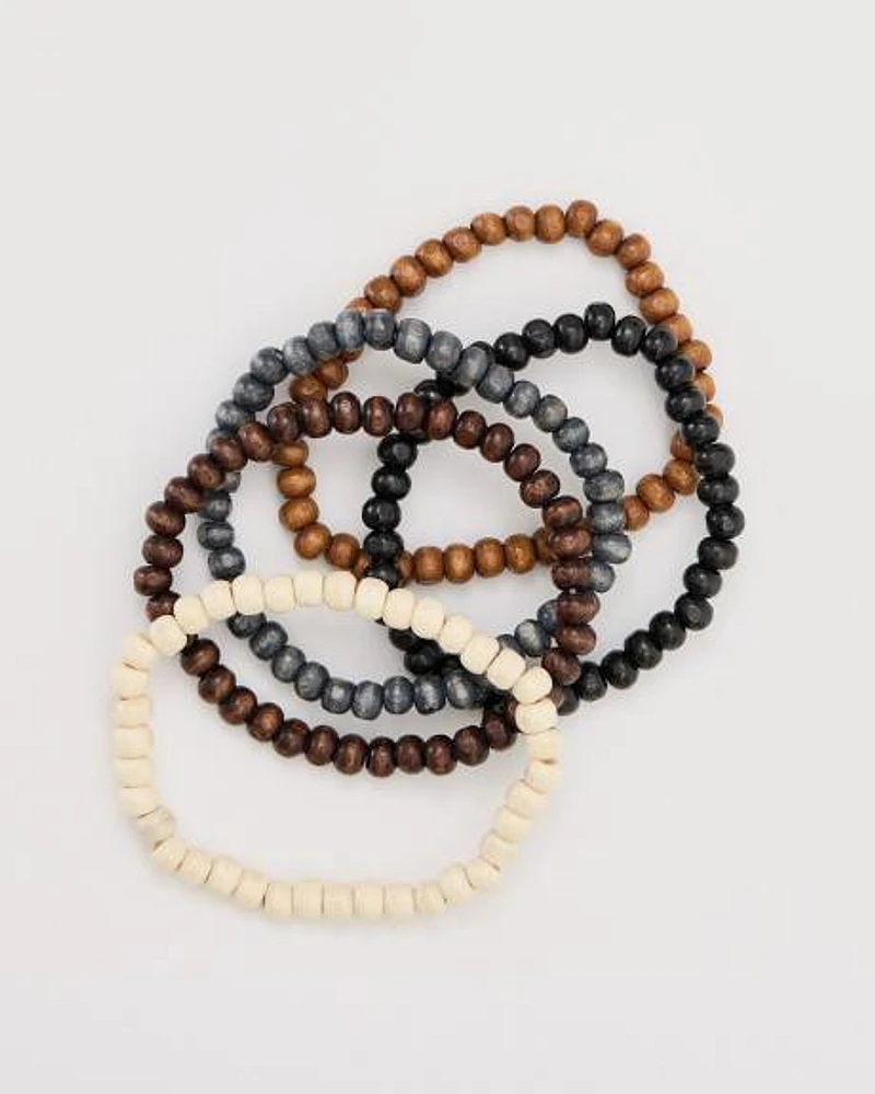 Wooden-Bead Bracelets