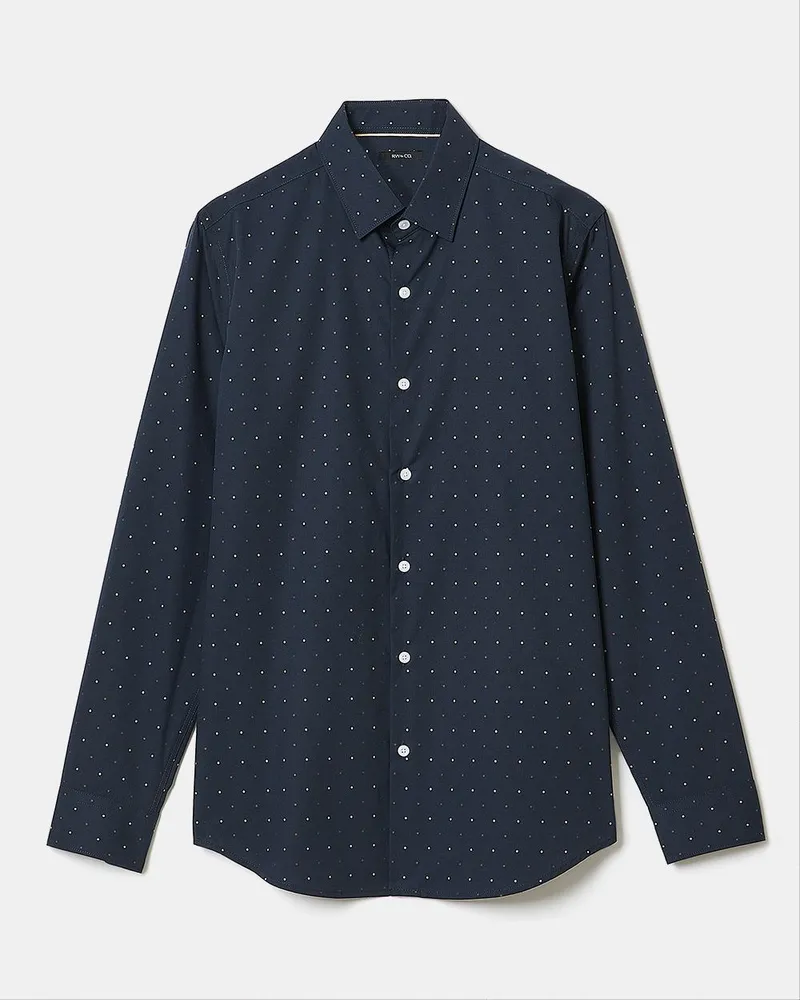 Tailored Fit Micro Dot Dress Shirt