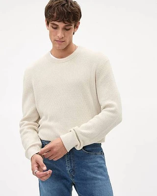 Long-Sleeve Crew-Neck Sweater