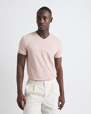 Solid Supima (R) Cotton V-Neck T-Shirt