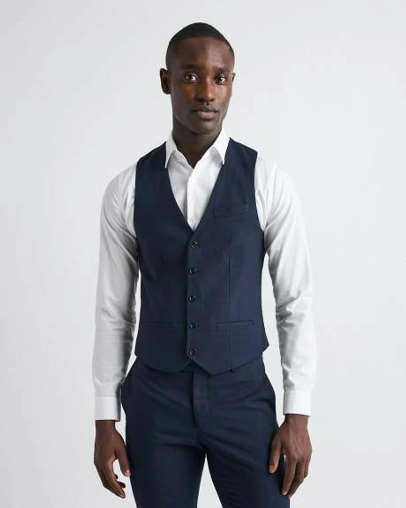 Essential Navy Suit Vest