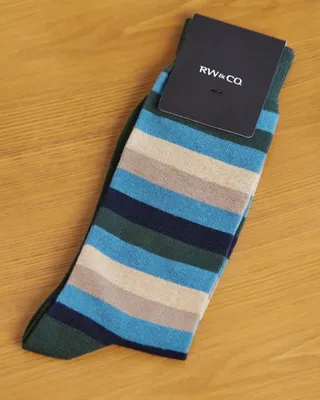 RW&CO. - Striped Socks - Tapestry - 1SIZE