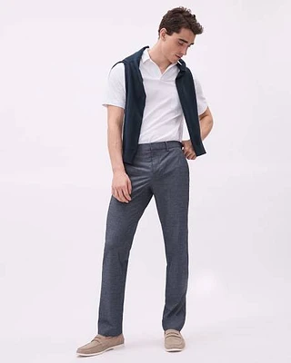 Solid Tailored-Fit City Pant