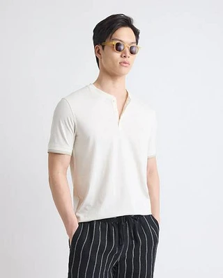 Short-Sleeve Henley T-Shirt