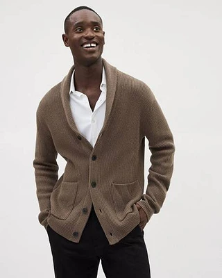 Shawl-Collar Cardigan