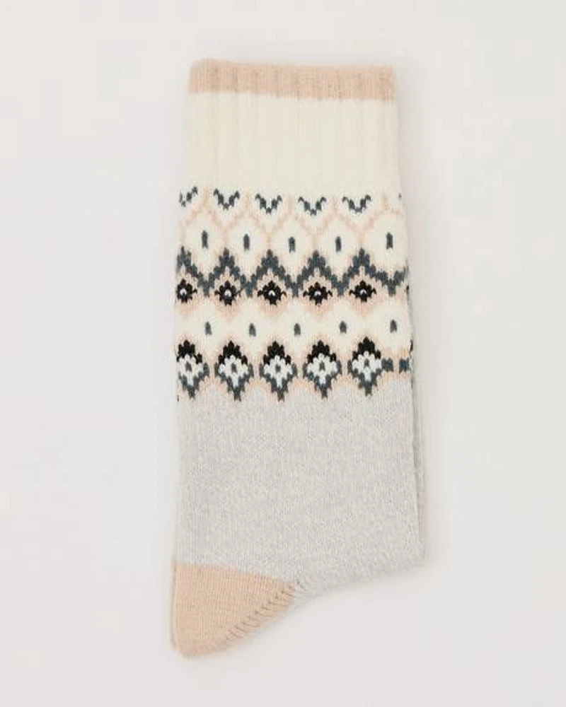 Super-Soft Socks with Apres-Ski Pattern