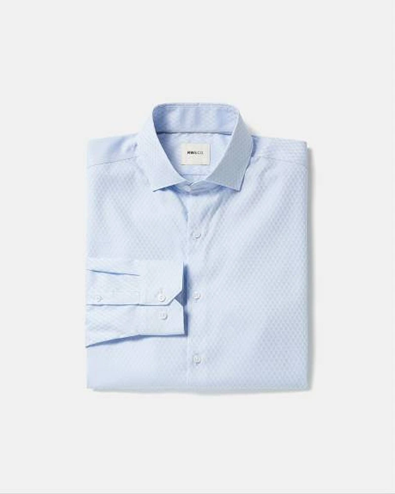 Tailored-Fit Striped Dress Shirt