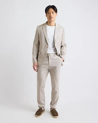 Pantalon de Complet Mastic à Coupe Étroite