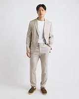 Pantalon de Complet Mastic à Coupe Étroite
