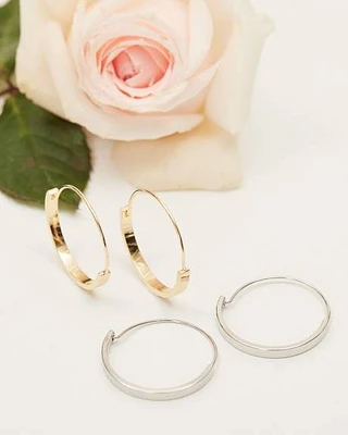 Silver and Golden Hoops