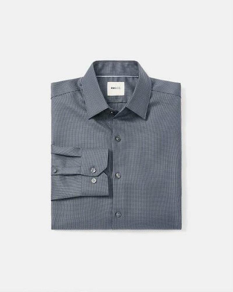 Slim-Fit Striped Dobby Dress Shirt