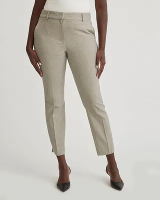 Slim Signature Ankle Pant with Side Slit - 28"