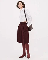 High-Rise Wide-Leg Culottes