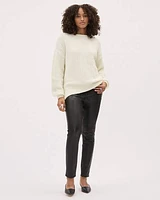 High-Rise Faux Leather Skinny Pant