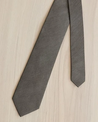 Cravate Régulière en Mélange de Lin
