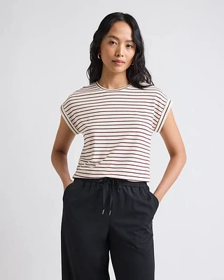 Classic-Fit Extended-Sleeve Crew-Neck Tee