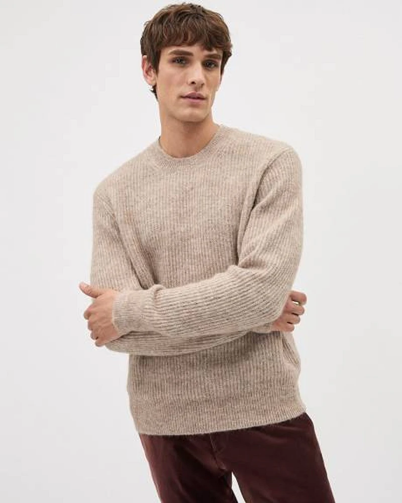 Alpaca Blend Crew-Neck Sweater