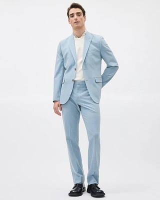 Tailored-Fit Blue Suit Pant
