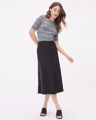 High-Rise Flare Skirt