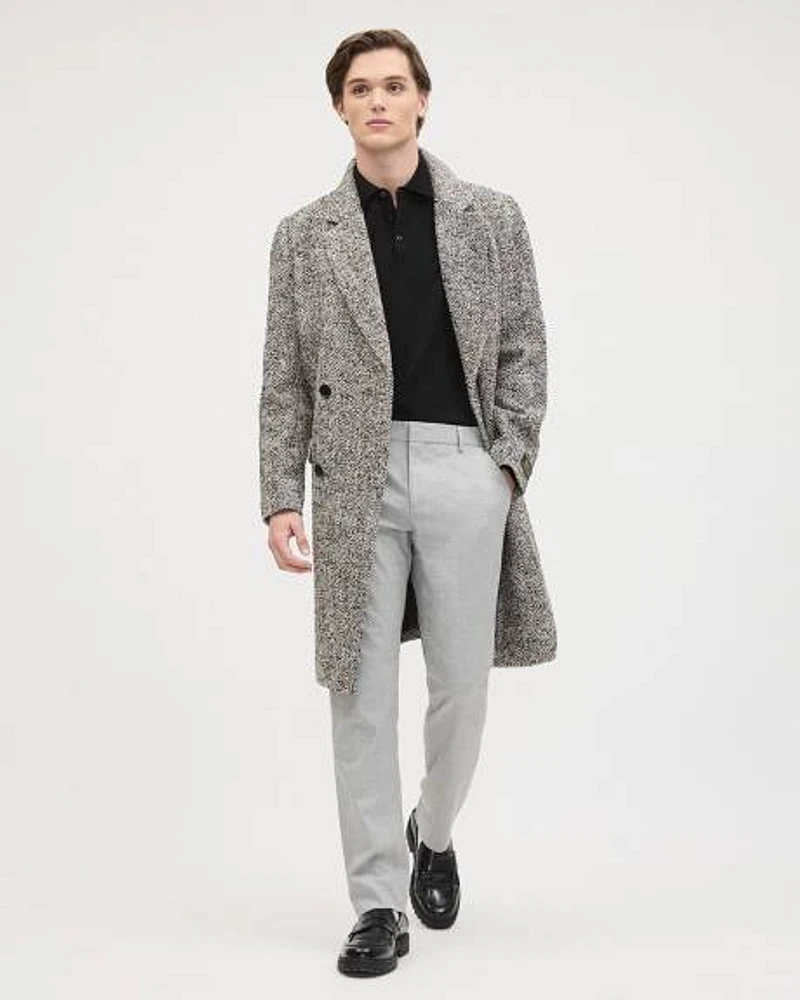 Houndstooth Tailored-Fit City Pant