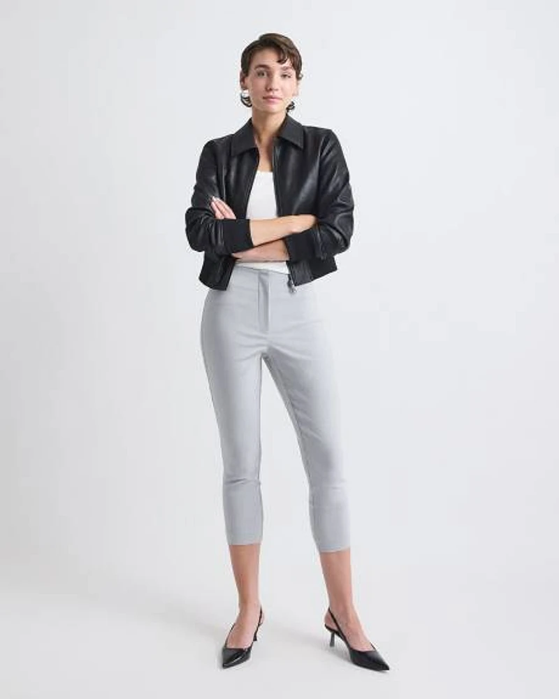Pantalon Legging Capri à Rayures