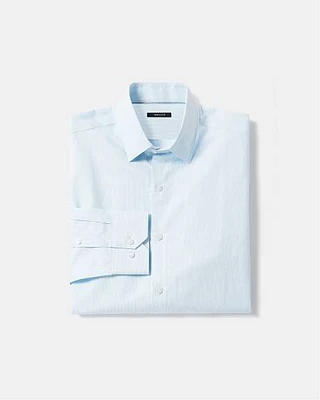 Tailored-Fit Striped Linen Dress Shirt