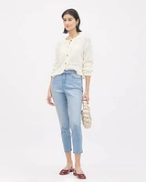 Light Blue High-Rise Cropped Natalie Jegging