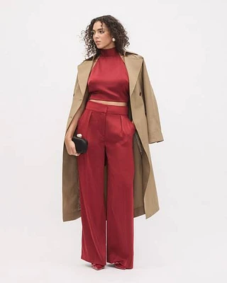 Satin Palazzo Pant