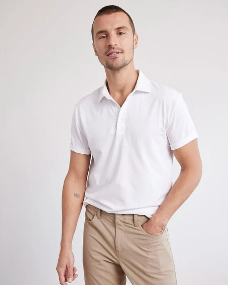 Short-Sleeve Supima (R) Cotton Jersey Polo