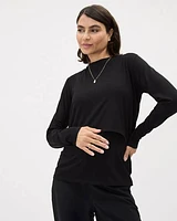 Long-Sleeve Nursing Tee