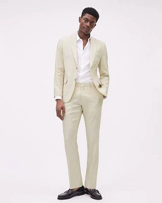 Slim Fit Stretch Linen Suit Pant