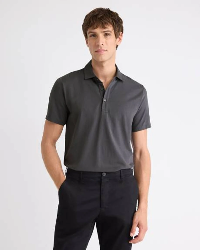 Short-Sleeve Supima (R) Cotton Polo