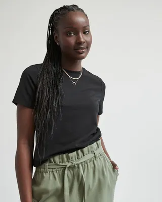 Cotton-Blend Crew-Neck T-Shirt