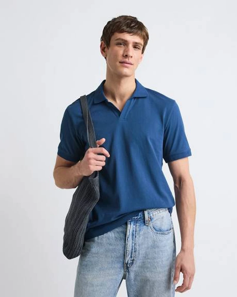 Solid CoolMax (R) Short-Sleeve Polo