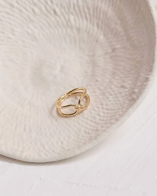 Ring with Knot