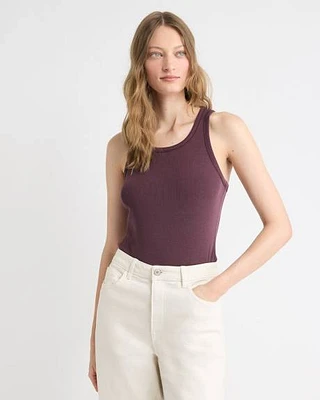 Camisole Ajustée à Col Rond et Dos Nageur