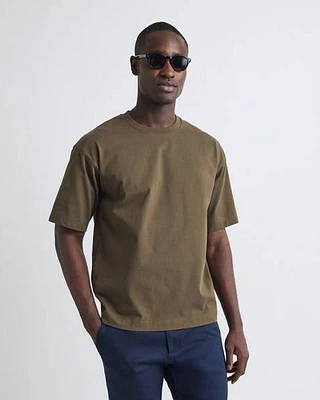 Oversized Short-Sleeve Crew-Neck Tee