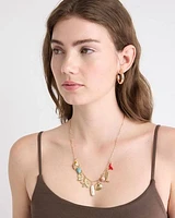 Short Necklace with Charms