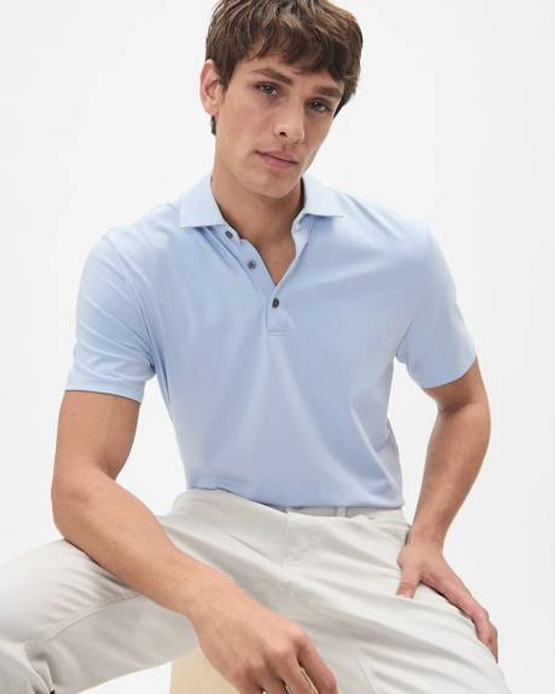 Short-Sleeve Supima (R) Cotton Jersey Polo