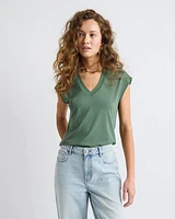 Classic-Fit Short-Sleeve V-Neck T-Shirt