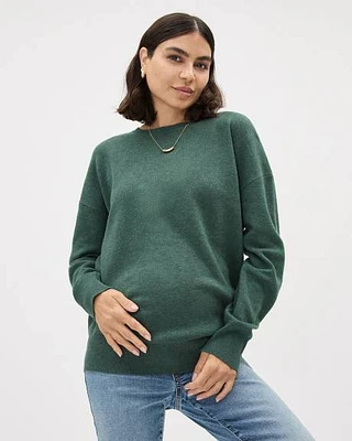 Long-Sleeve Crew-Neck Sweater