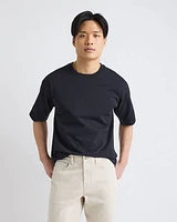 Heavy Oversized Short-Sleeve Crew-Neck Tee