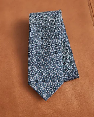 Men Geometric Pattern Tie