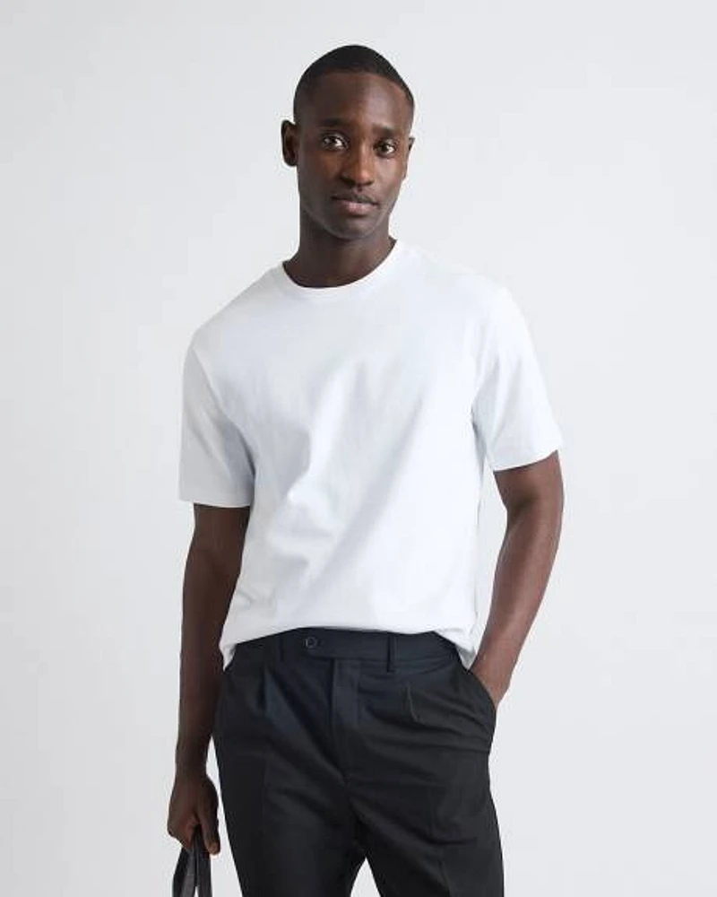 InterLock Cotton Crew-Neck T-Shirt