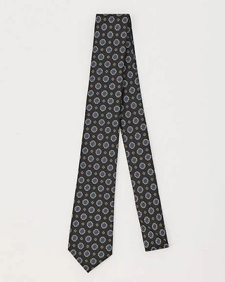 Skinny Tie with Geometric Pattern