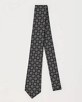 Skinny Tie with Geometric Pattern