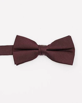 Solid Burgundy Bow Tie