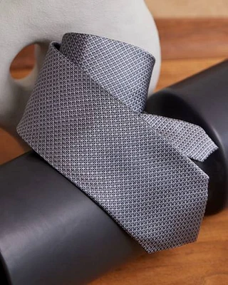 Regular Two-Tone Grey Tie