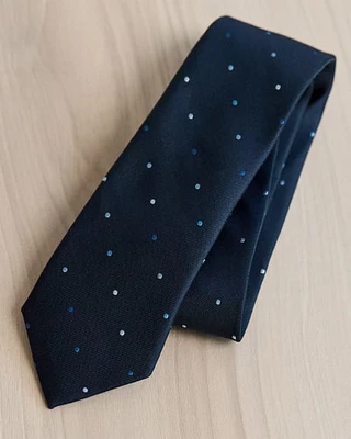 Dotted Navy Regular Tie