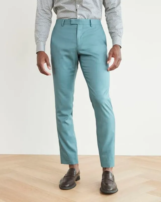 Slim-Fit Brushed Suit Pant